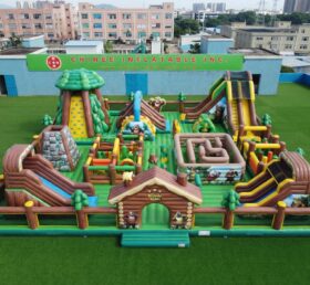 GF3-1438 Parco Giochi Gonfiabile a Tema Boonie Bears