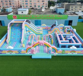 GF3-1441 Parco Giochi Gonfiabile a Tema Orsetti del Cuore