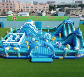GF3-1448 Parco Giochi Gonfiabile a Tema Delfino