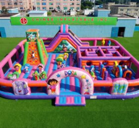 GF3-1451 Parco Giochi Gonfiabile a Tema Dora