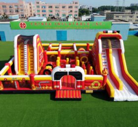 GF3-1457 Parco Giochi Gonfiabile a Tema Autopompa