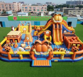 GF3-1462 Parco Giochi Gonfiabile a Tema Garfield