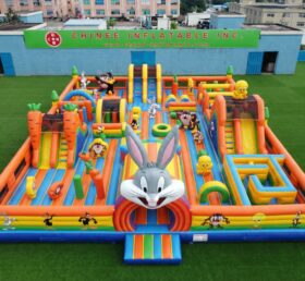 GF3-1474 Parco Giochi Gonfiabile a Tema Looney Tunes