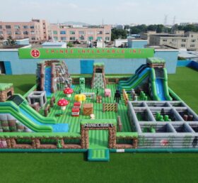 GF3-1480 Parco Giochi Gonfiabile a Tema Minecraft