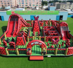 GF3-1483 Parco giochi gonfiabile a tema Miraculous Ladybug