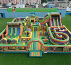 GF3-1490 Parco giochi gonfiabile a tema Tartarughe Ninja