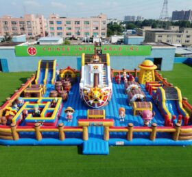 GF3-1491 Parco Giochi Gonfiabile a Tema One Piece