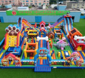 GF3-1492 Parco giochi gonfiabile a tema Paw Patrol