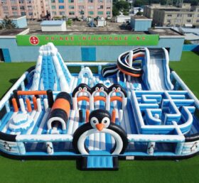 GF3-1493 Parco Giochi Gonfiabile a Tema Pinguino