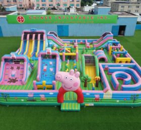 GF3-1495 Playground gonfiabile a tema Peppa Pig