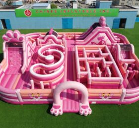 GF3-1496 Playground Gonfiabile a Tema Pantera Rosa
