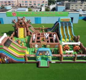 GF3-1506 Playground Gonfiabile a Tema Scooby-Doo