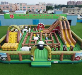 GF3-1507 Parco Giochi Gonfiabile a Tema Shaun la Pecora