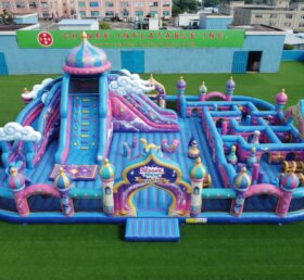 GF3-1509 Parco giochi gonfiabile a tema Shimmer & Shine