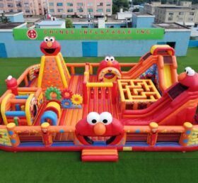 GF3-1523 Parco giochi gonfiabile a tema Tickle Me Elmo