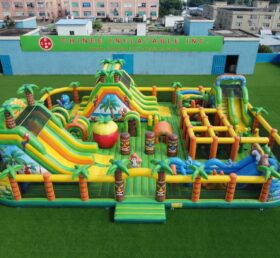 GF3-1526 Parco giochi gonfiabile a tema tropicale