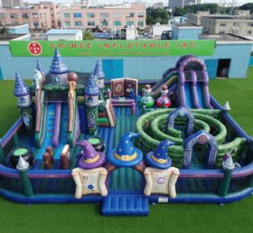 GF3-1527 Playground Gonfiabile a Tema Mago