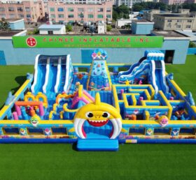 GF3-1530 Parco Gonfiabile a Tema Baby Shark