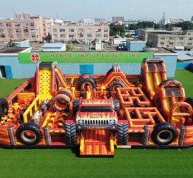 GF3-1534 Parco Gonfiabile a Tema Mostro Fiamma