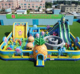 GF3-1556 Parco Gonfiabile a Tema SpongeBob