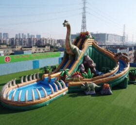 GS2-101 Scivolo d’acqua gigante gonfiabile a tema dinosauro
