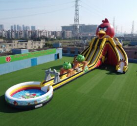 GS2-106 Scivolo d'acqua gigante gonfiabile a tema Angry Birds
