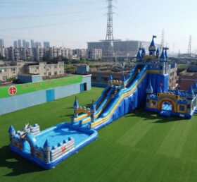 GS2-115 Scivolo d’acqua gigante gonfiabile a tema regno del castello