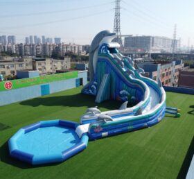 GS2-127 Scivolo d’acqua gigante gonfiabile a tema delfino