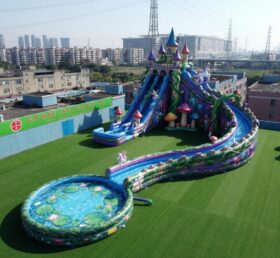 GS2-133 Scivolo ad Acqua Gigante a Tema Fiabesco Gonfiabile