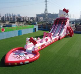 GS2-140 Tema Hello Kitty Scivolo Gigante Gonfiabile d’Acqua