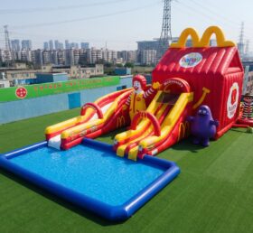 GS2-154 Scivolo d’acqua gigante gonfiabile a tema McDonald
