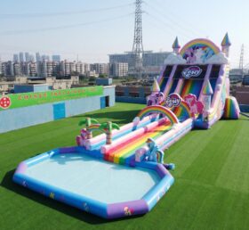 GS2-159 Scivolo d'acqua gigante gonfiabile a tema My Little Pony
