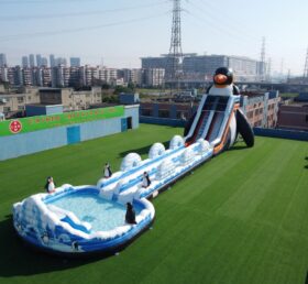 GS2-169 Scivolo d'acqua gigante gonfiabile a tema pinguino