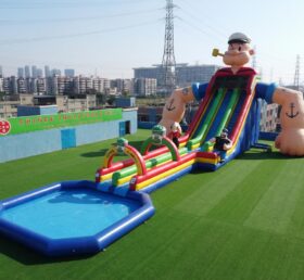 GS2-175 Scivolo d'Acqua Gigante Gonfiabile a Tema Popeye