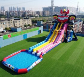 GS2-176 Scivolo d’acqua gonfiabile gigante a tema Power Rangers