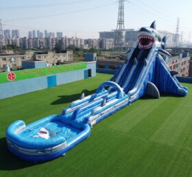 GS2-182 Scivolo d’acqua gigante gonfiabile a tema squalo
