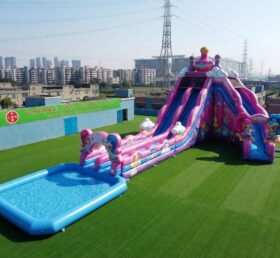 GS2-184 Tema Shimmer & Shine Scivolo d’Acqua Gigante Gonfiabile