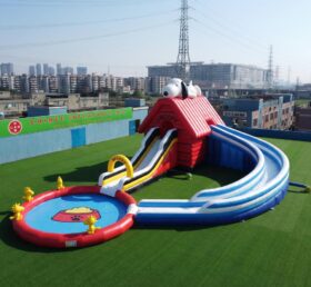 GS2-185 Scivolo d'acqua gigante a tema Snoopy gonfiabile