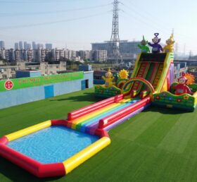 GS2-191 Scivolo d'acqua gigante gonfiabile a tema Teletubbies