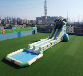 GS2-197 Scivolo ad Acqua Gonfiabile Gigante a Tema Timmy Time