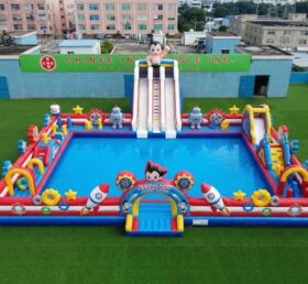 Pool3-850 Parco Acquatico Gonfiabile a Tema Astro Boy