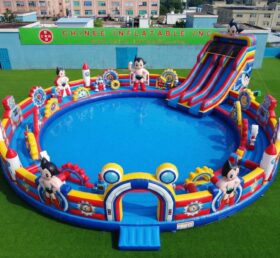 Pool3-851 Parco Acquatico Gonfiabile a Tema Astro Boy