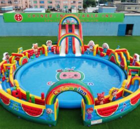Pool3-864 Parco Acquatico Gonfiabile a Tema Cocomelon