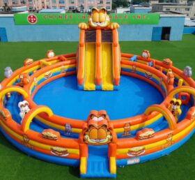 Pool3-874 Parco Acquatico Gonfiabile a Tema Garfield