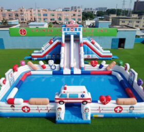Pool3-878 Parco Acquatico Gonfiabile a Tema Ospedale