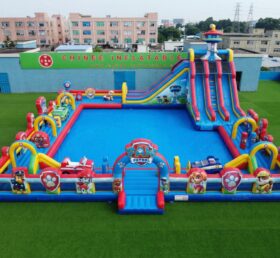 Pool3-892 Parco Acquatico Gonfiabile a Tema Paw Patrol