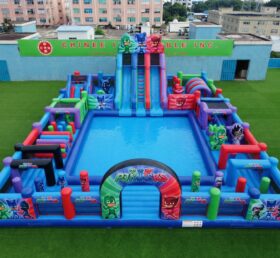 Pool3-897 Parco Acquatico Gonfiabile a Tema PJ Masks