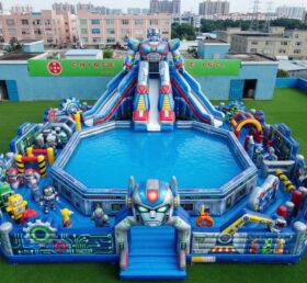 Pool3-900 Parco Acquatico Gonfiabile a Tema Robot