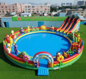 Pool3-913 Parco Acquatico Gonfiabile a Tema Teletubbies
