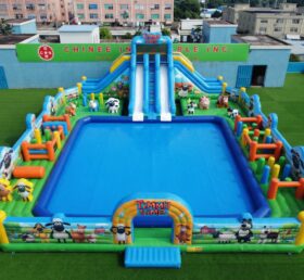 Pool3-918 Parco Acquatico Gonfiabile a Tema Timmy Time